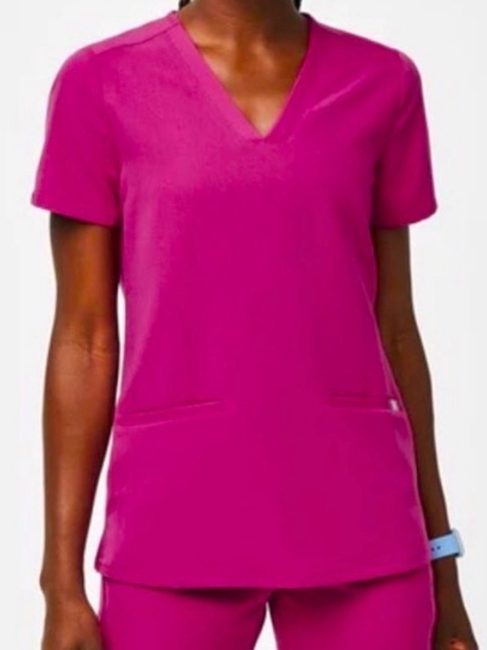 Figs Raspberry Sorbet Casma Scrub Top S